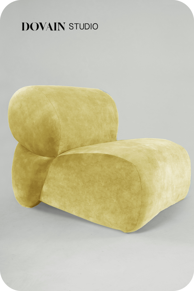 PIPA: Velvet armchair By Dovain Studio