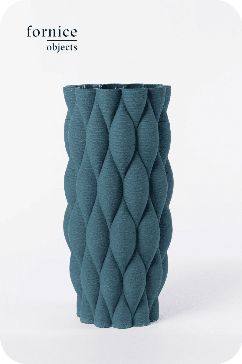NEW DELHI - Ceramic materials vase by Fornice Objects