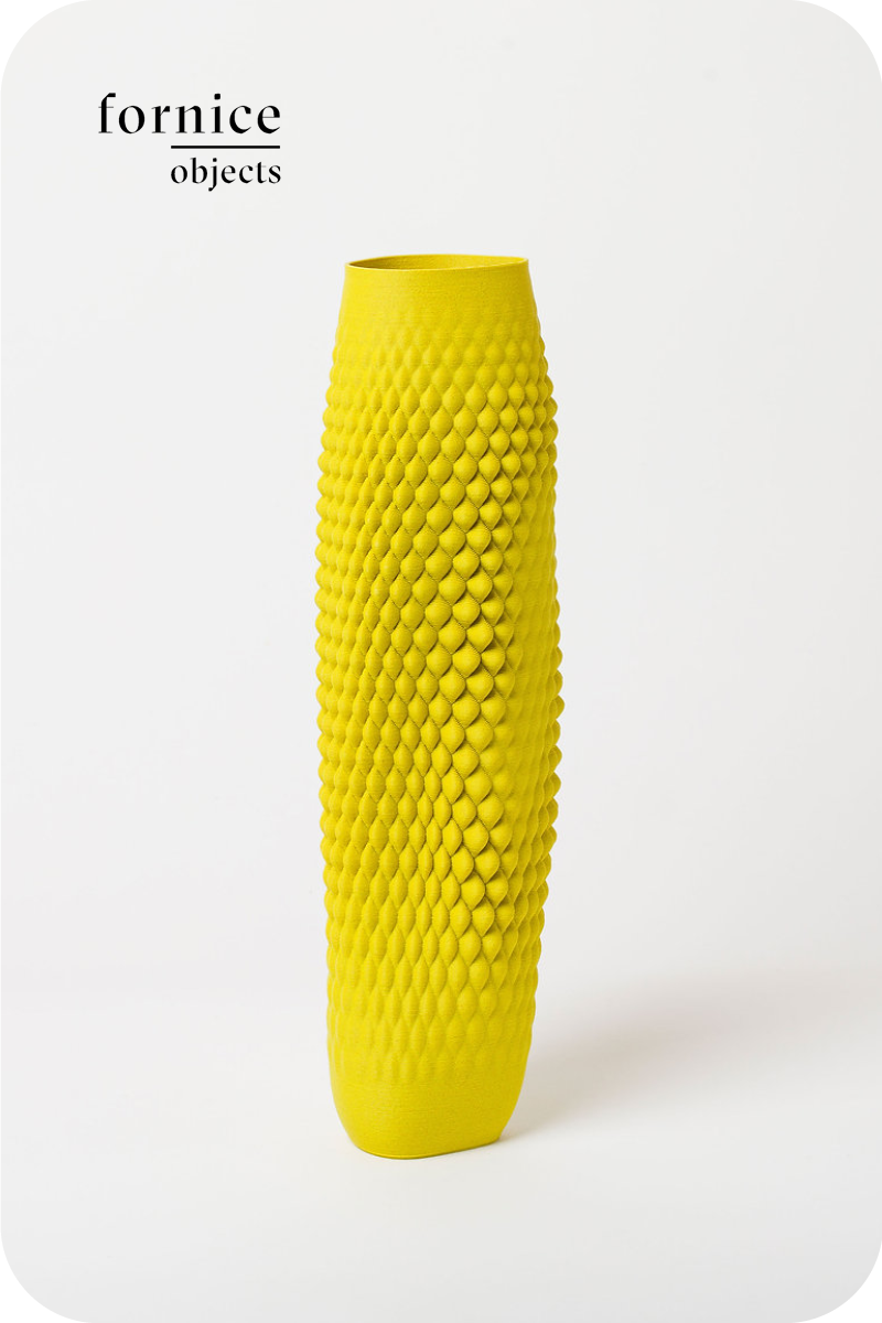 Design exhibition of INDIA: PLA vase By Fornice Objects